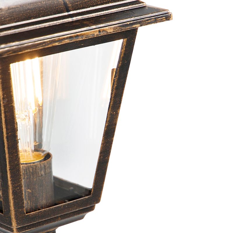 Klassieke lantaarn antiek goud 122 cm IP44 - Capital