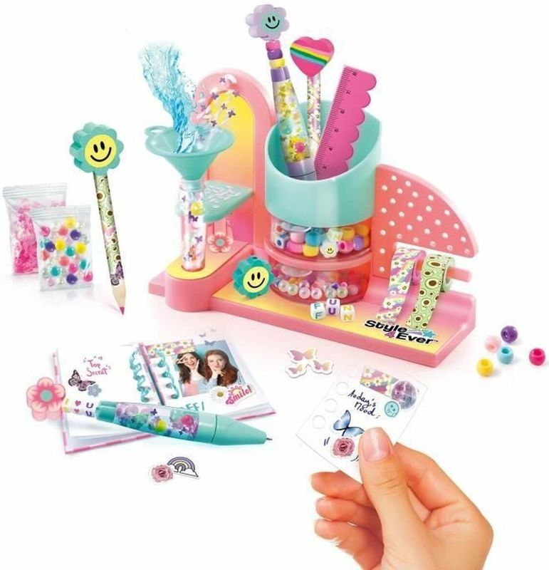 Canal Toys - Mini-papierfabriek - Creatieve Machine - Roze - Inclusief 40+ Accessoires