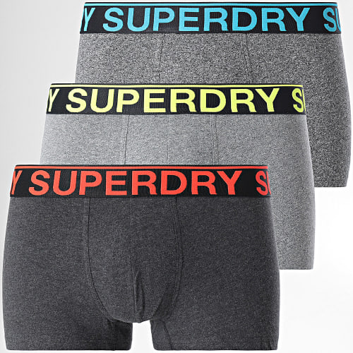 Lot De 3 Boxers Classic Gris Chiné
