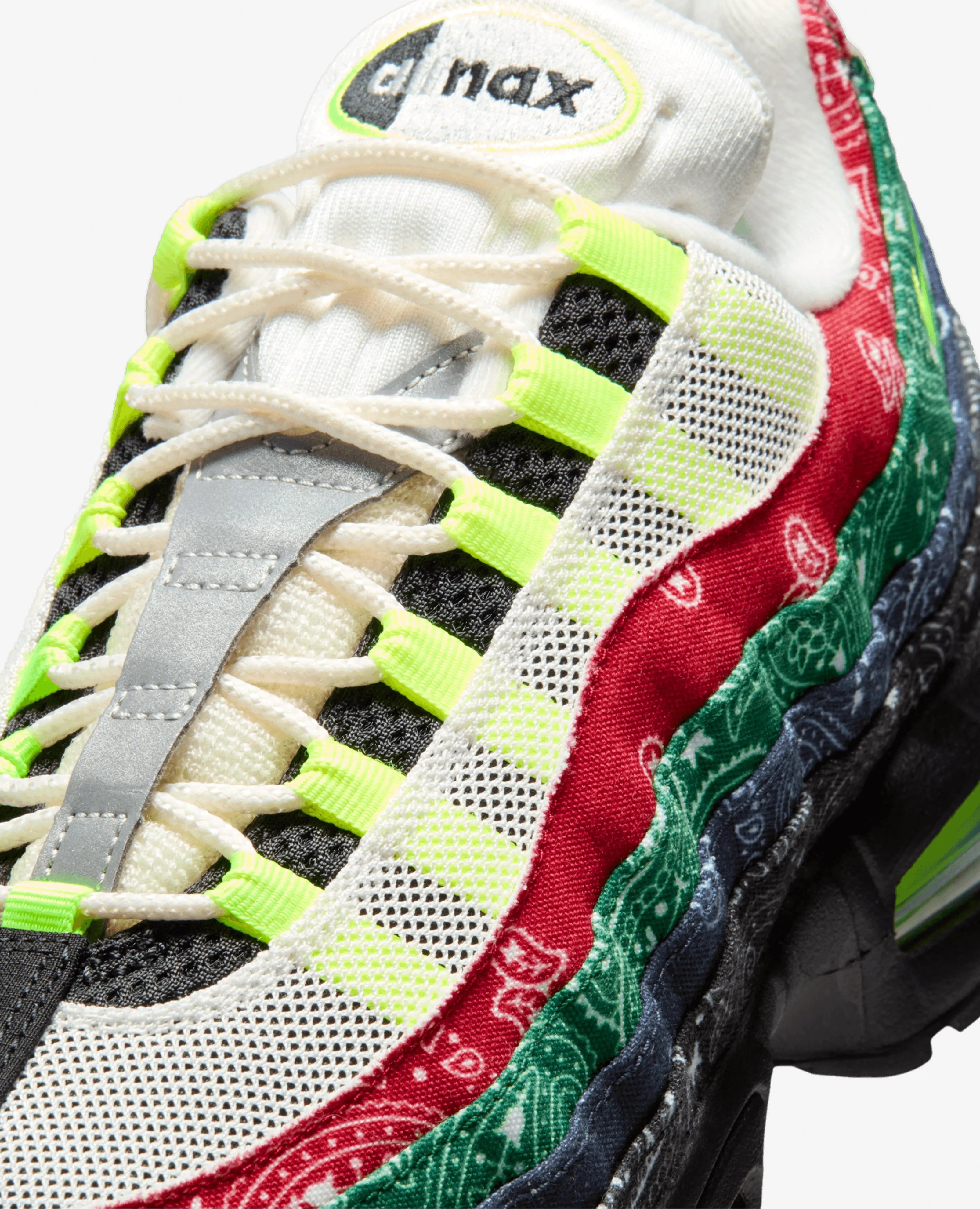 Nike Air Max 95 Sp (Sail/Volight-Universal Red-Sport Green-Black-Midnight Navy)