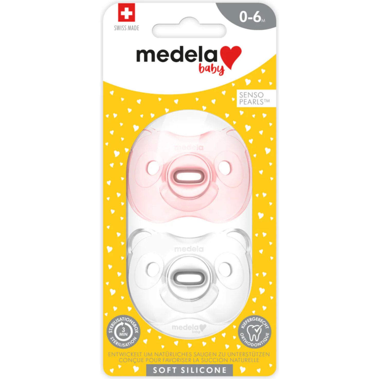 Medela Baby Soft Silicone Rosa 0-6 Monate