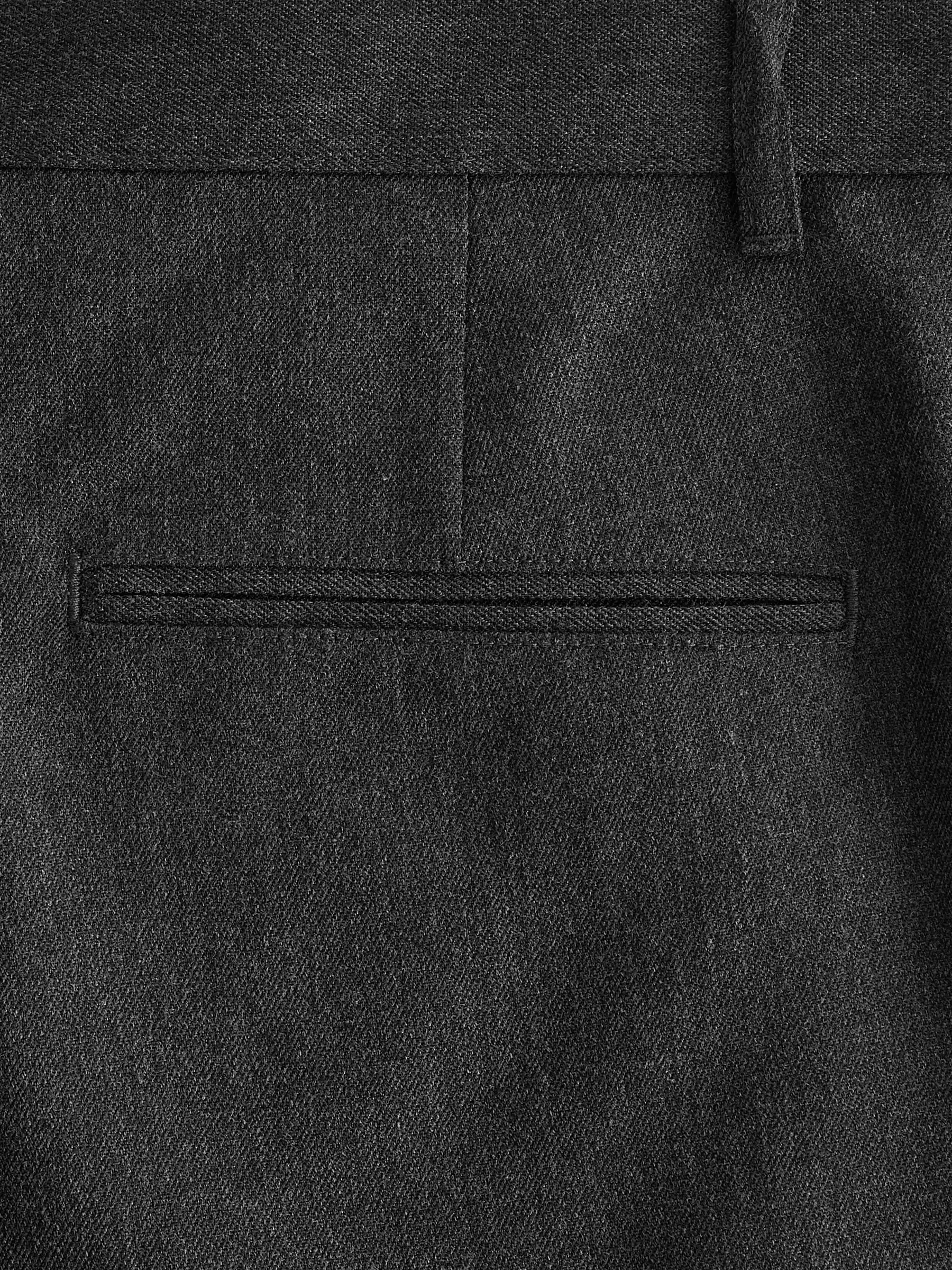 Grijs - Slim Fit - Modieuze broek zonder plooien