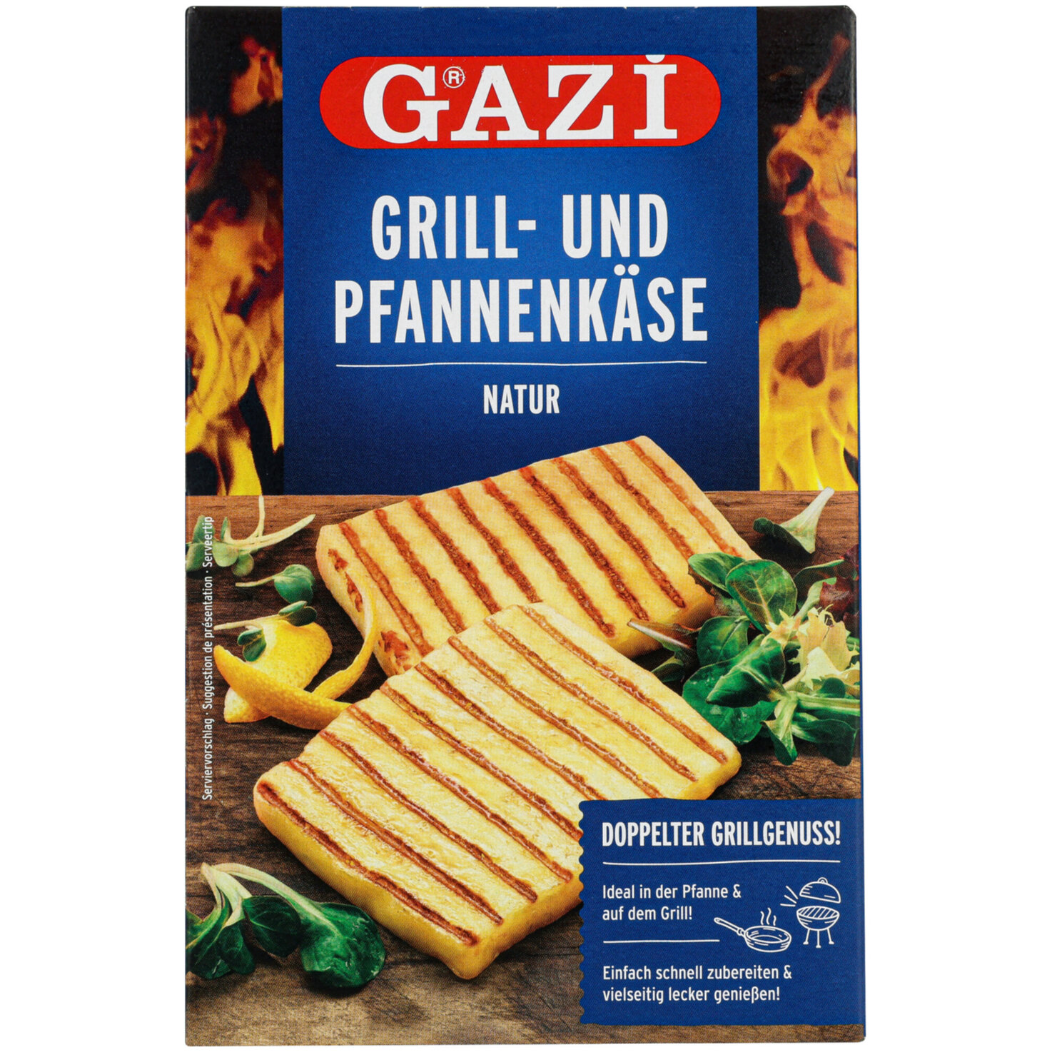 Gazi Grill- und Pfannenkäse Natur 2x100g