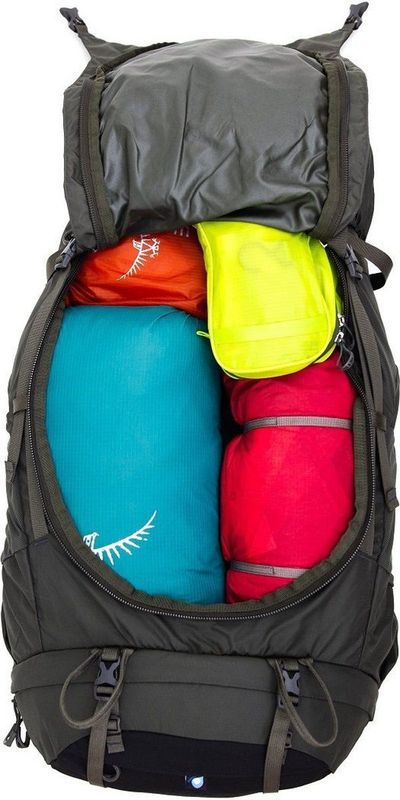 Osprey - Kestrel 58 - Trekkingrugzak - Zwart - Nylon