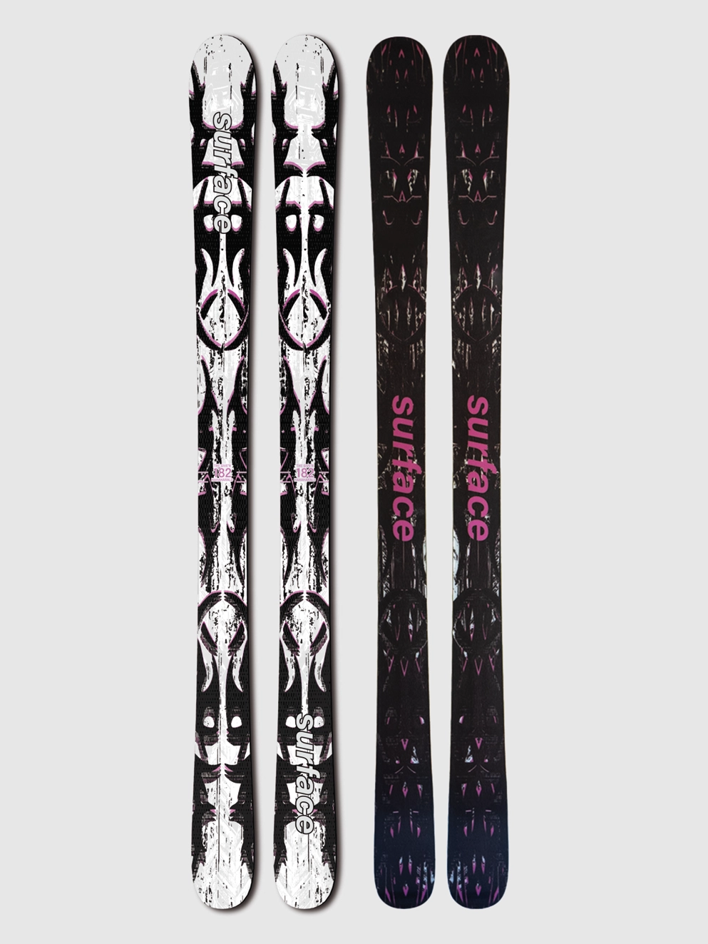 Surface The Hellstrom Pro 2025 Skis white/pink
