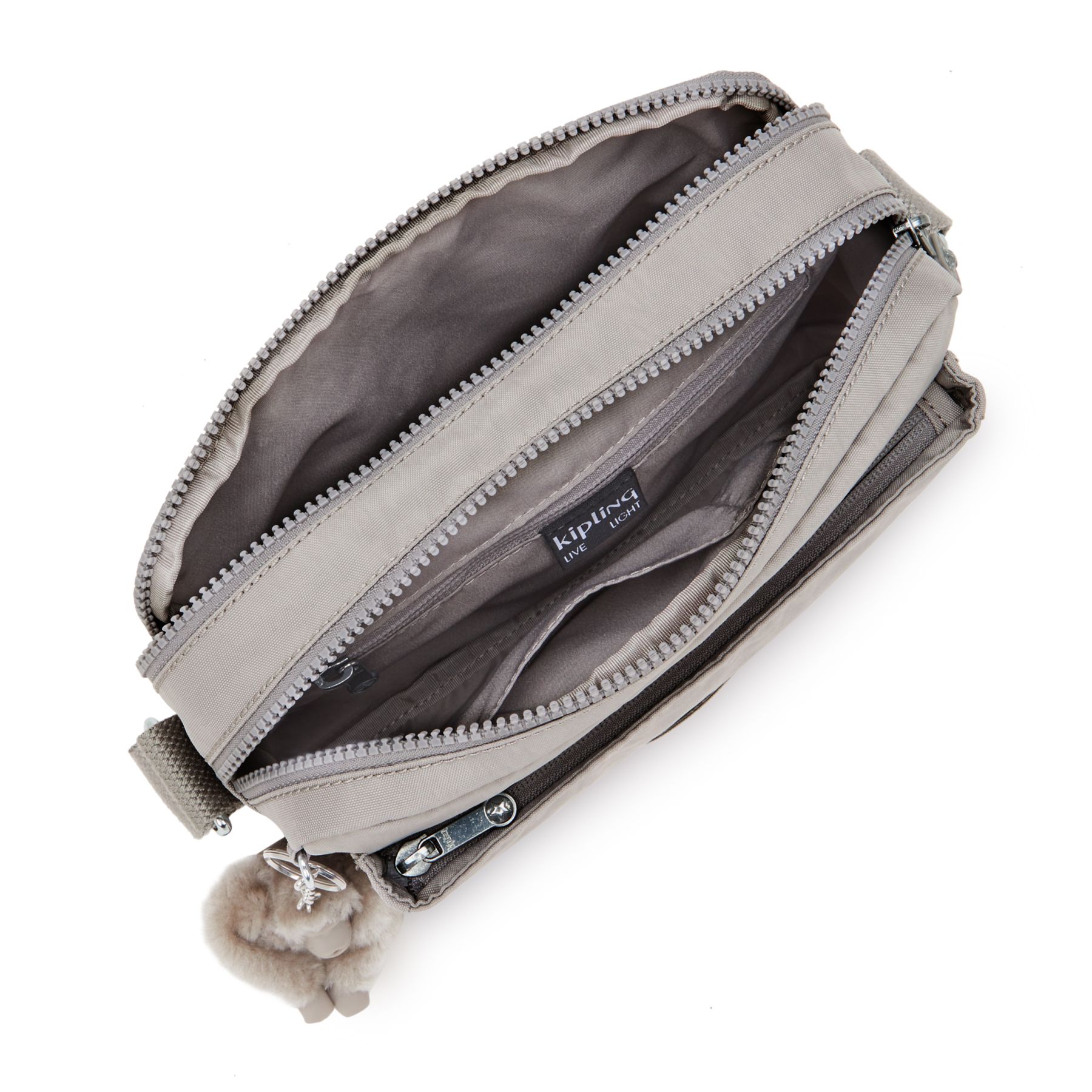ABANU M Sac à bandoulière réglable polyvalent de taille moyenne  - Grey Gris
