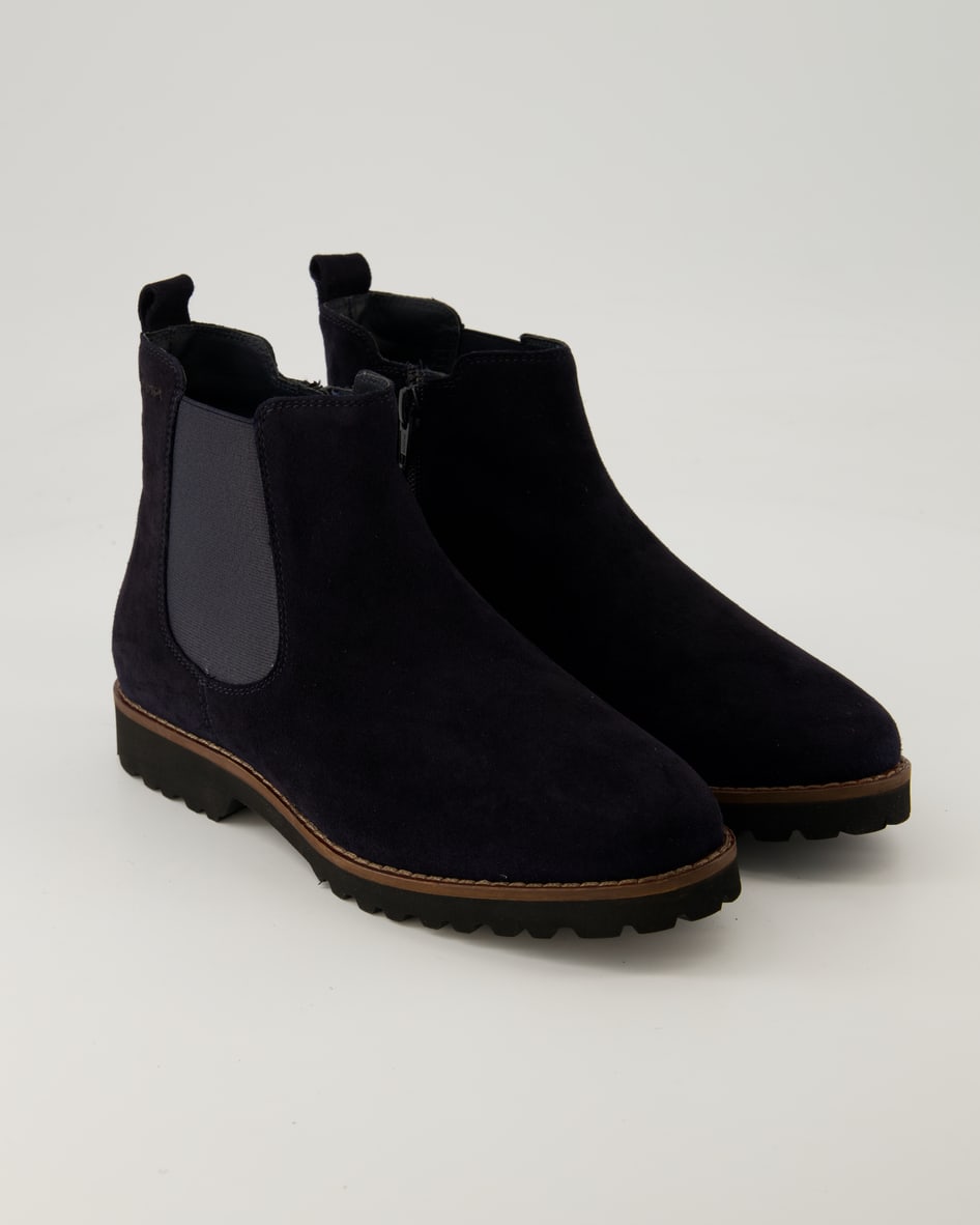 Sioux Meredith-701-H Chelsea Boots in Blau