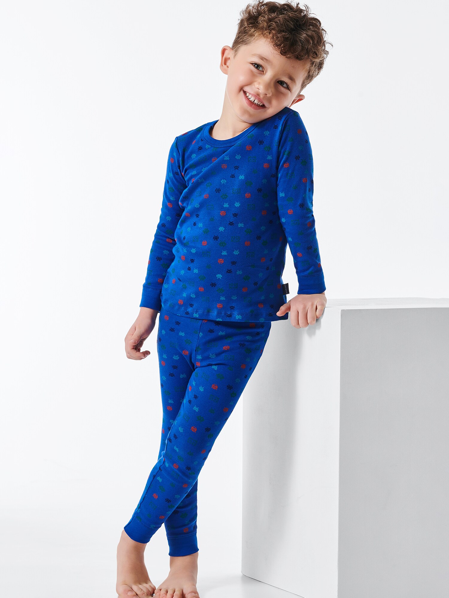 Schiesser Jungen Pyjama Wild Animals
