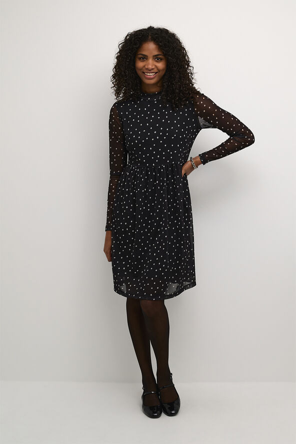 Kaffe KAjohanne Dress Black/white dot
