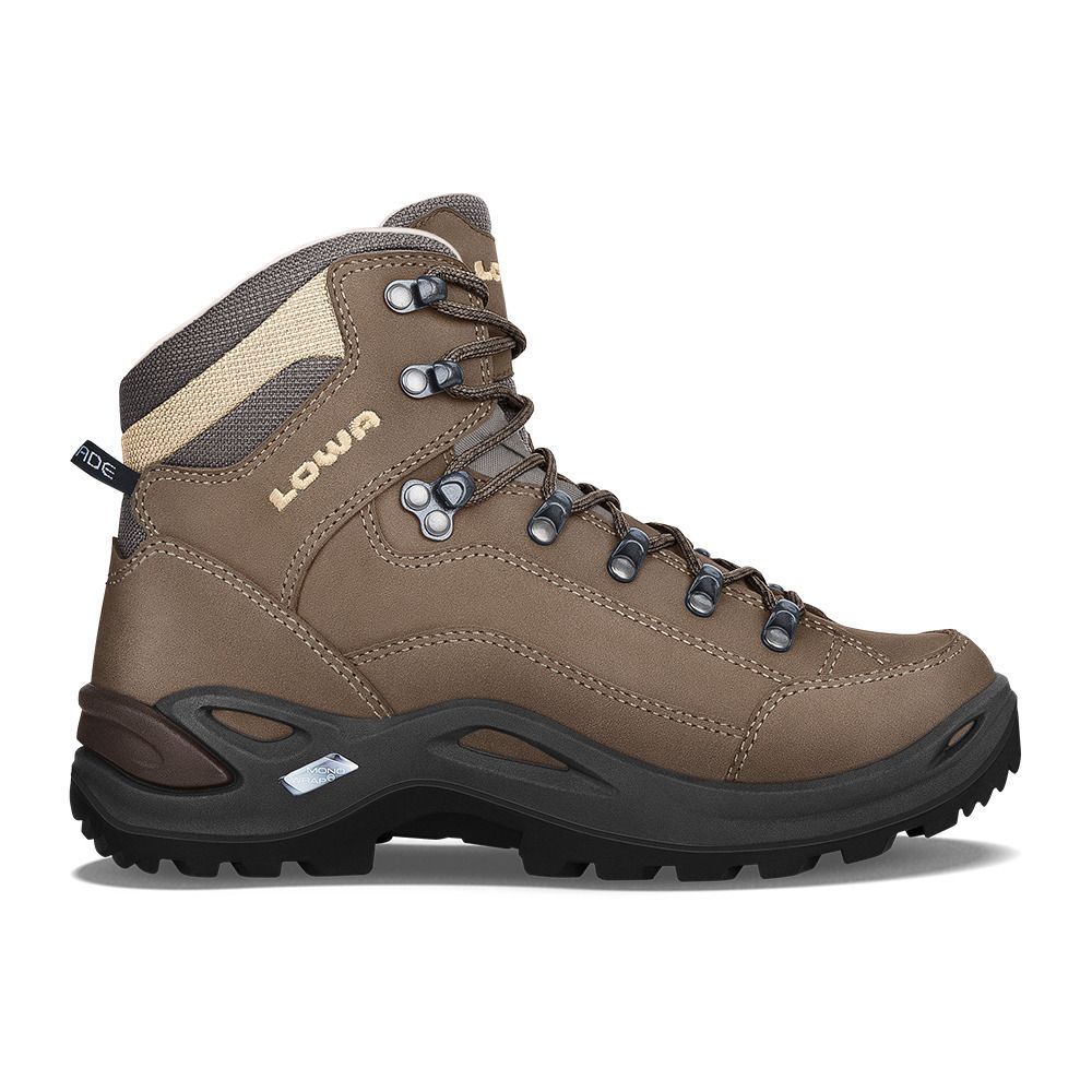 Lowa RENEGADE LL MID - Chaussures randonné Femme stone