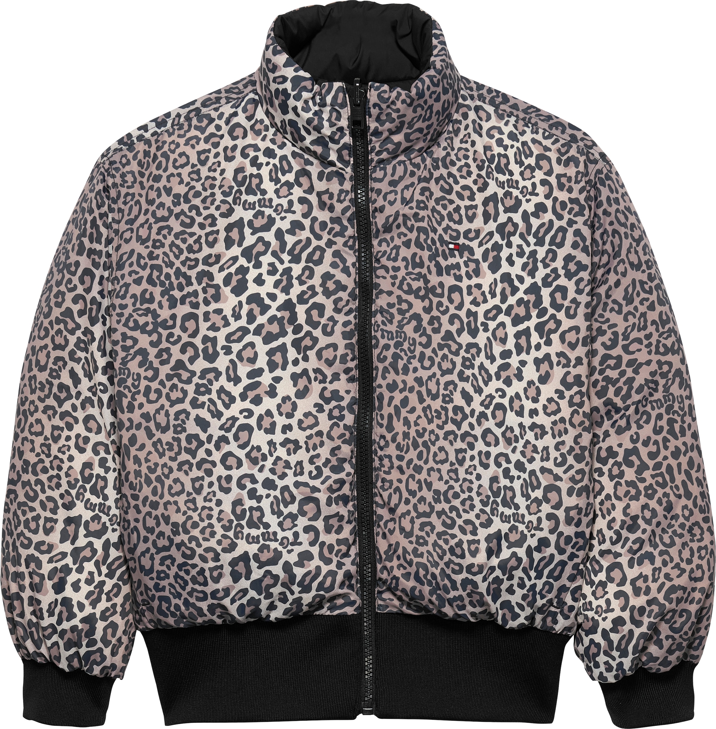 Tommy Hilfiger Wendejacke »REVERSIBLE STRIPE PUFFER BOMBER« ohne Kapuze Kinder bis 16 Jahre