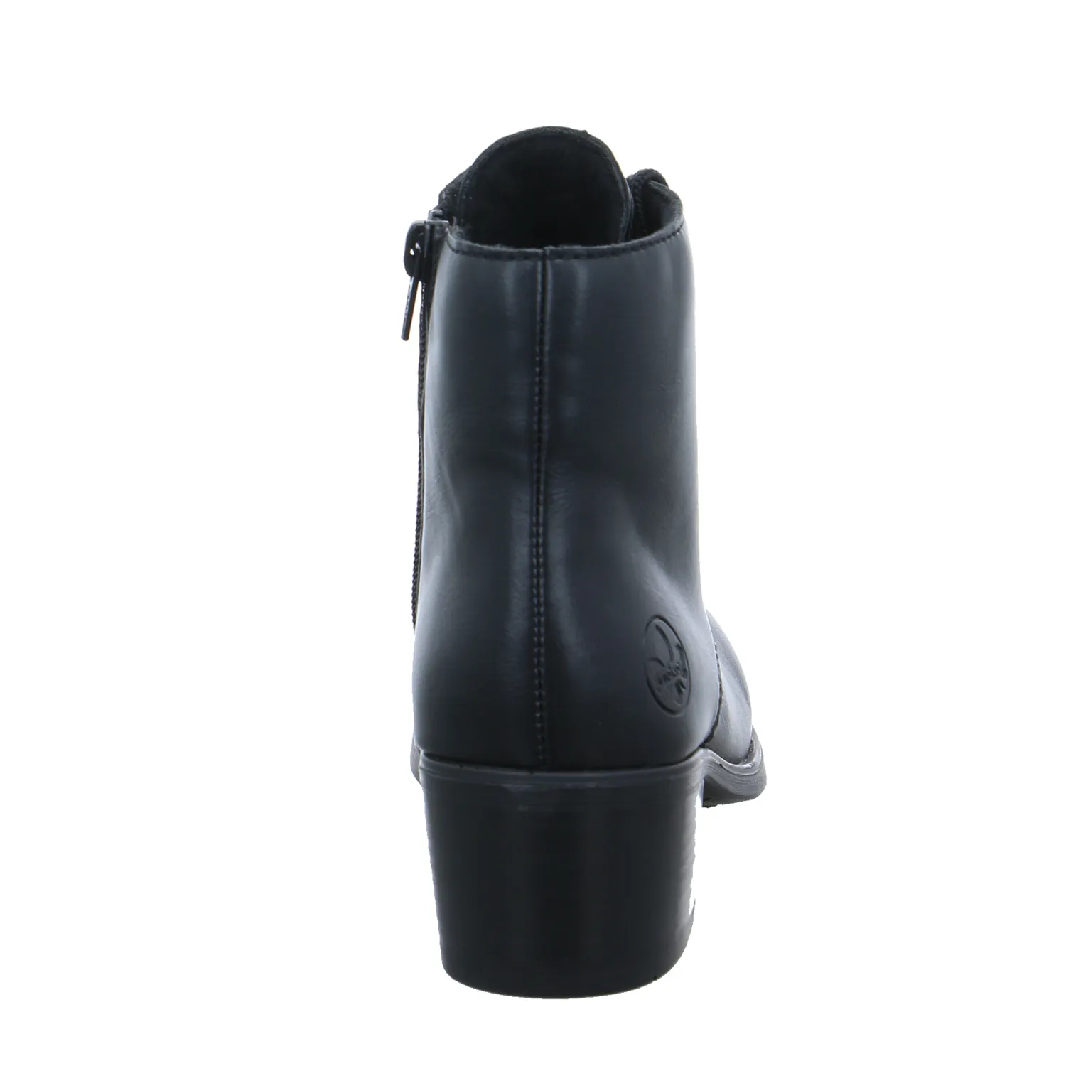 RIEKER Stiefelette Schwarz Lederimitat