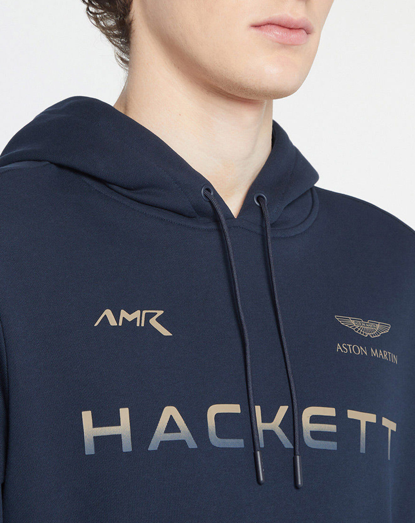 Hackett London Sweat à capuche Aston Martin Racing bleu marine