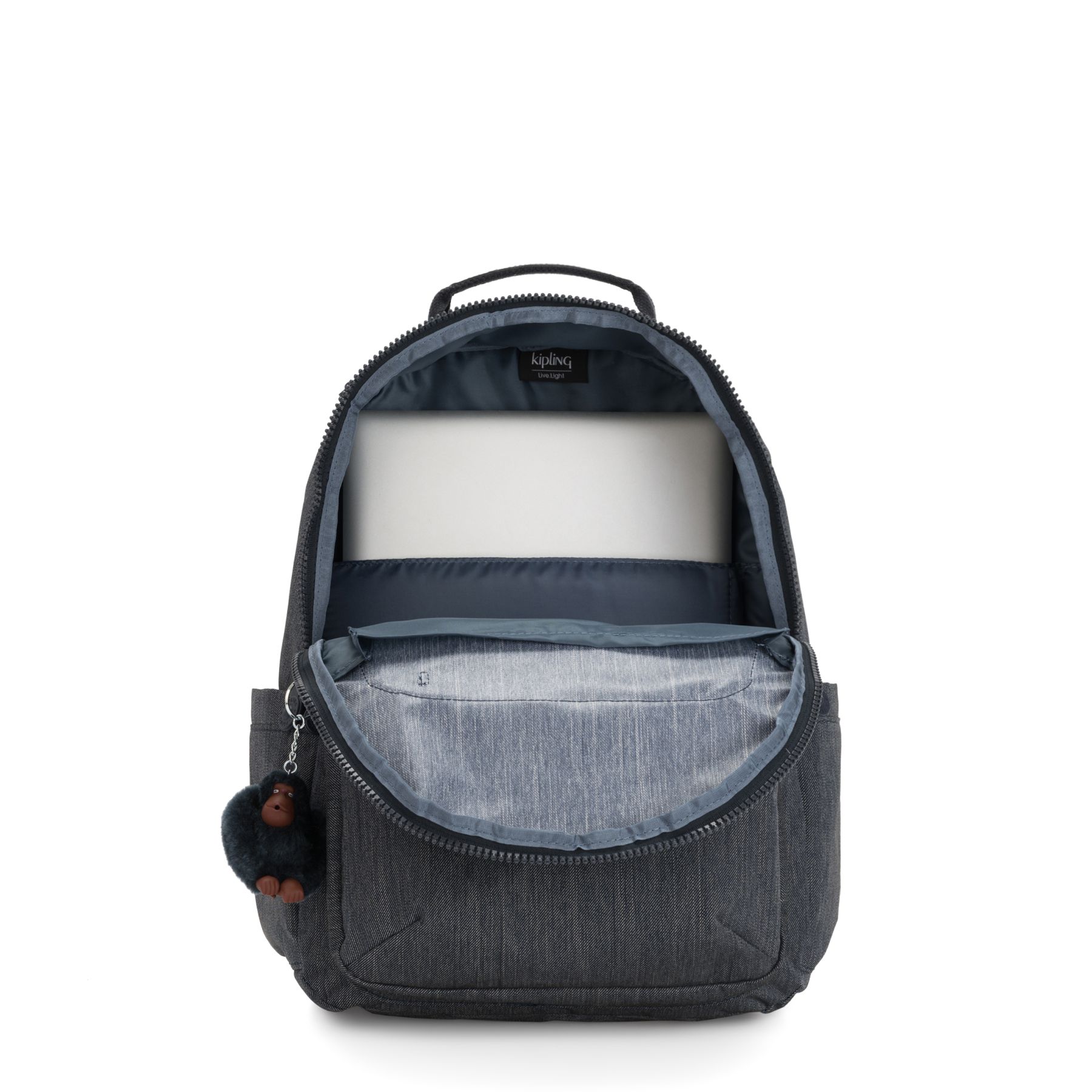 SEOUL Grand Sac à Dos avec Protection pour Ordinateur Portable - Marine Navy