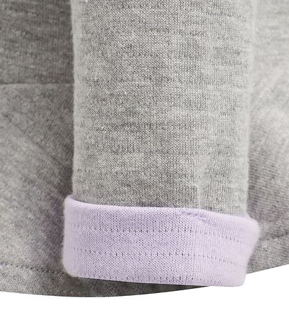 Hummel Sweatshirt - hmlAlberte - Graumeliert meliert m. Print