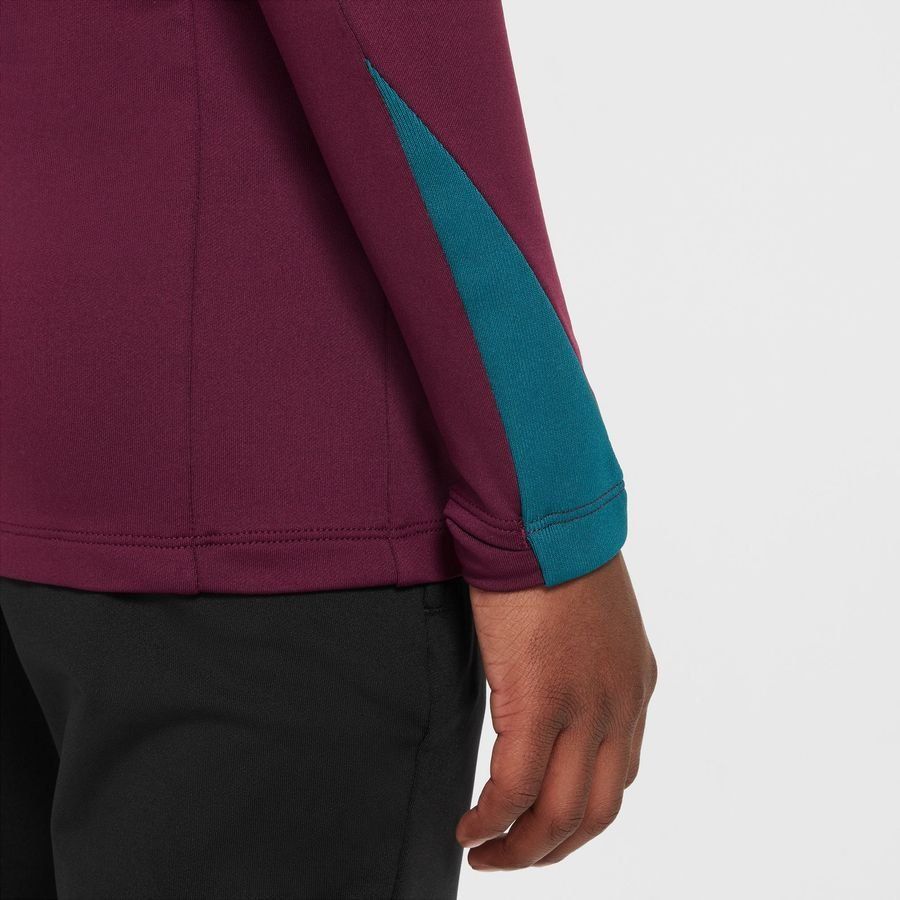 Paris Saint-Germain Maillot d'Entraînement Dri-FIT Strike Drill - Bordeaux/Geode Teal/Orange Enfant