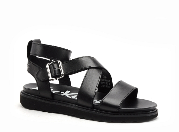 Kickers nu pieds plats femme neosunny 961240 50 noir