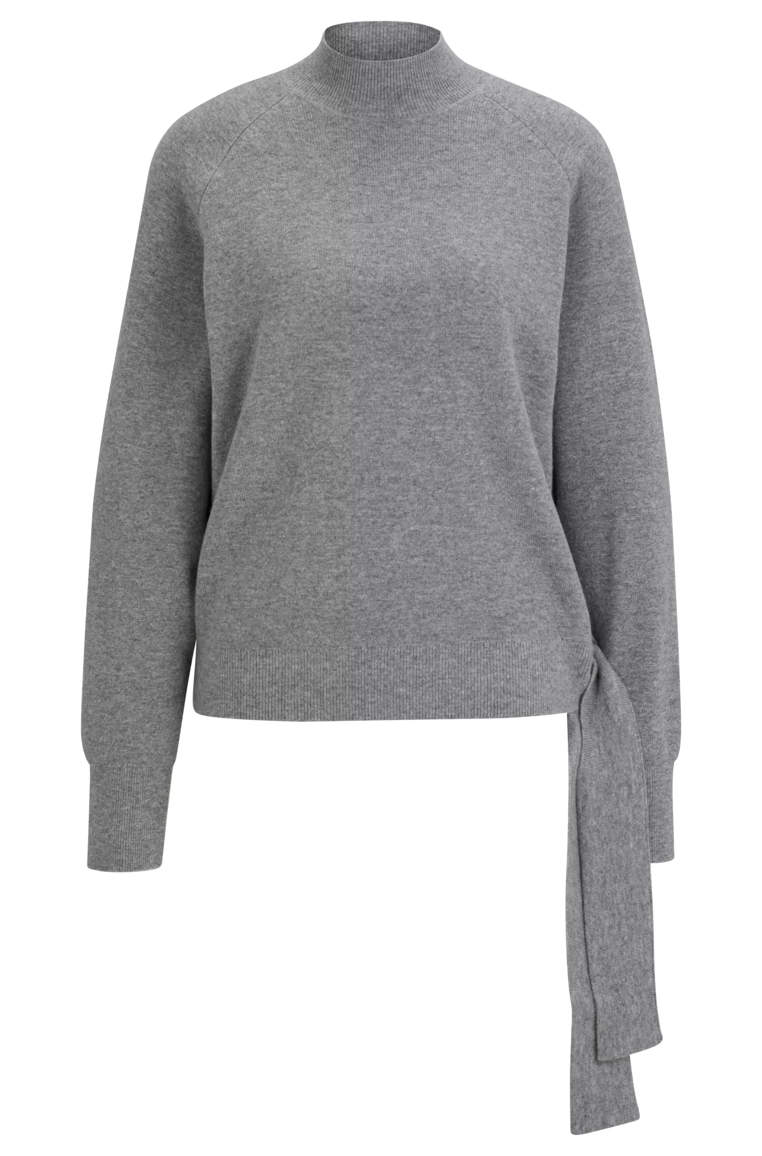 Suéter BOSS com detalhes Black-Tie em lã virgem e cashmere.