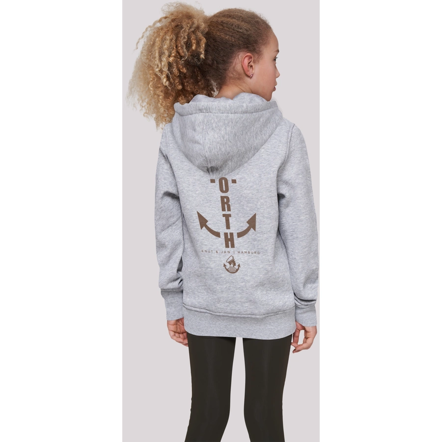 F4NT4STIC Hoodie North Anker Knut & Jan Hamburg heather grey