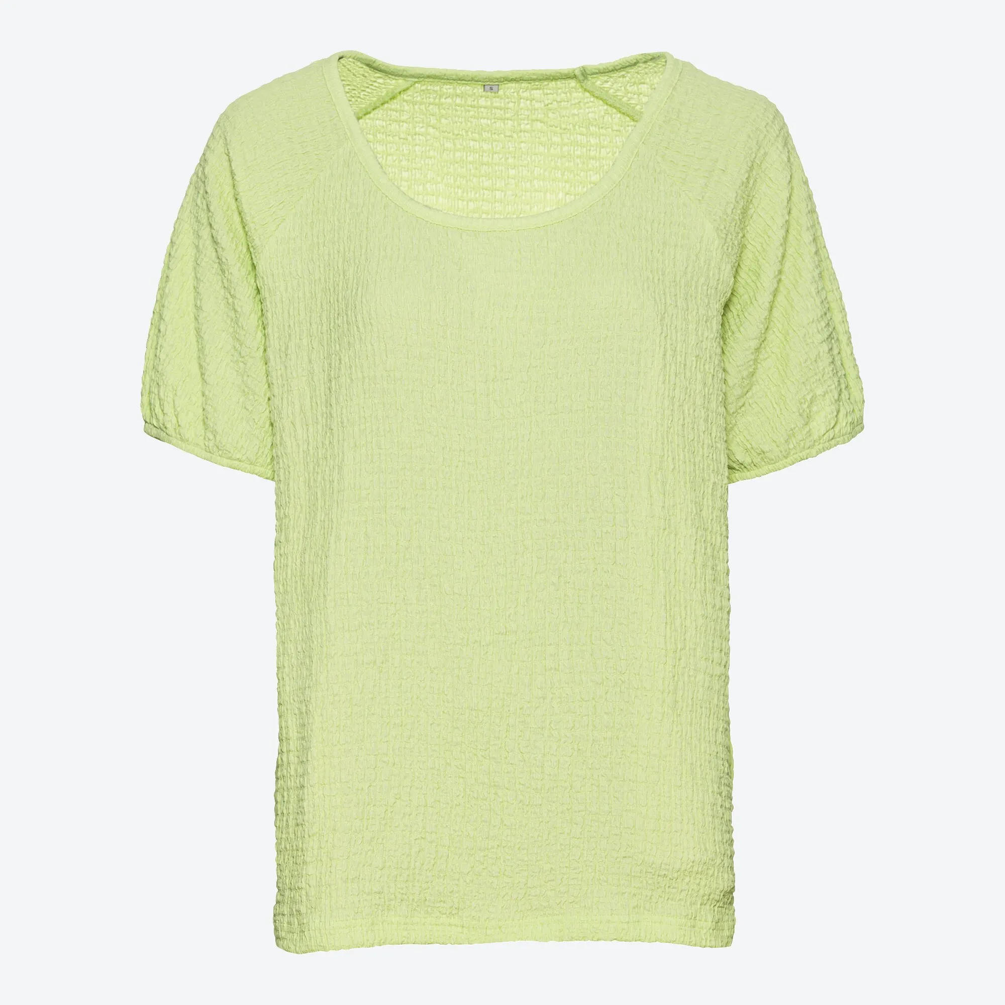 Damen-T-Shirt mit Crinkle-Struktur