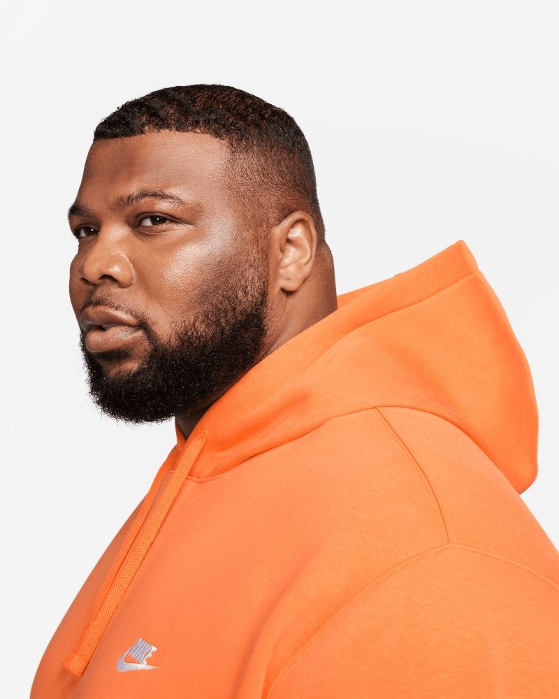 Sweat à capuche Nike Sportswear Club Fleece Orange Arctique pour homme