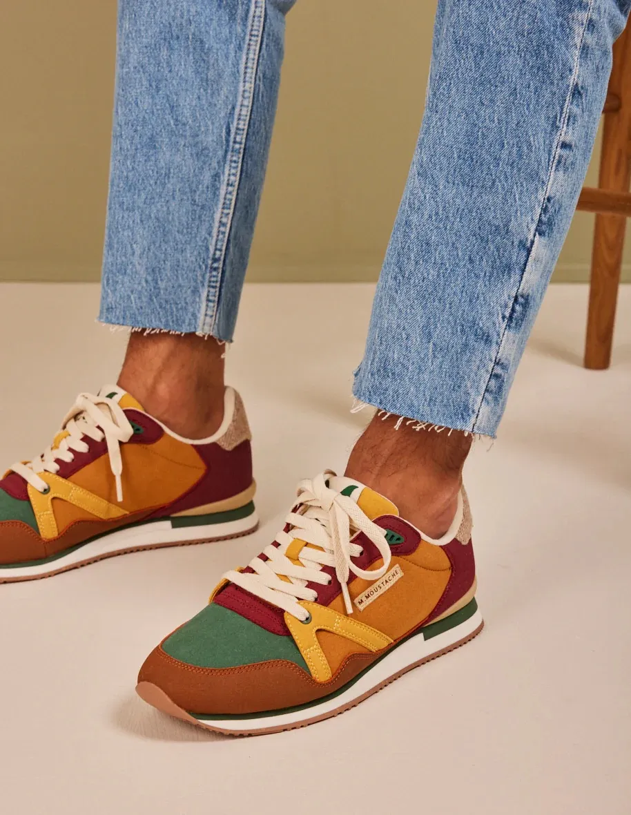 Baskets basses André M.Moustache