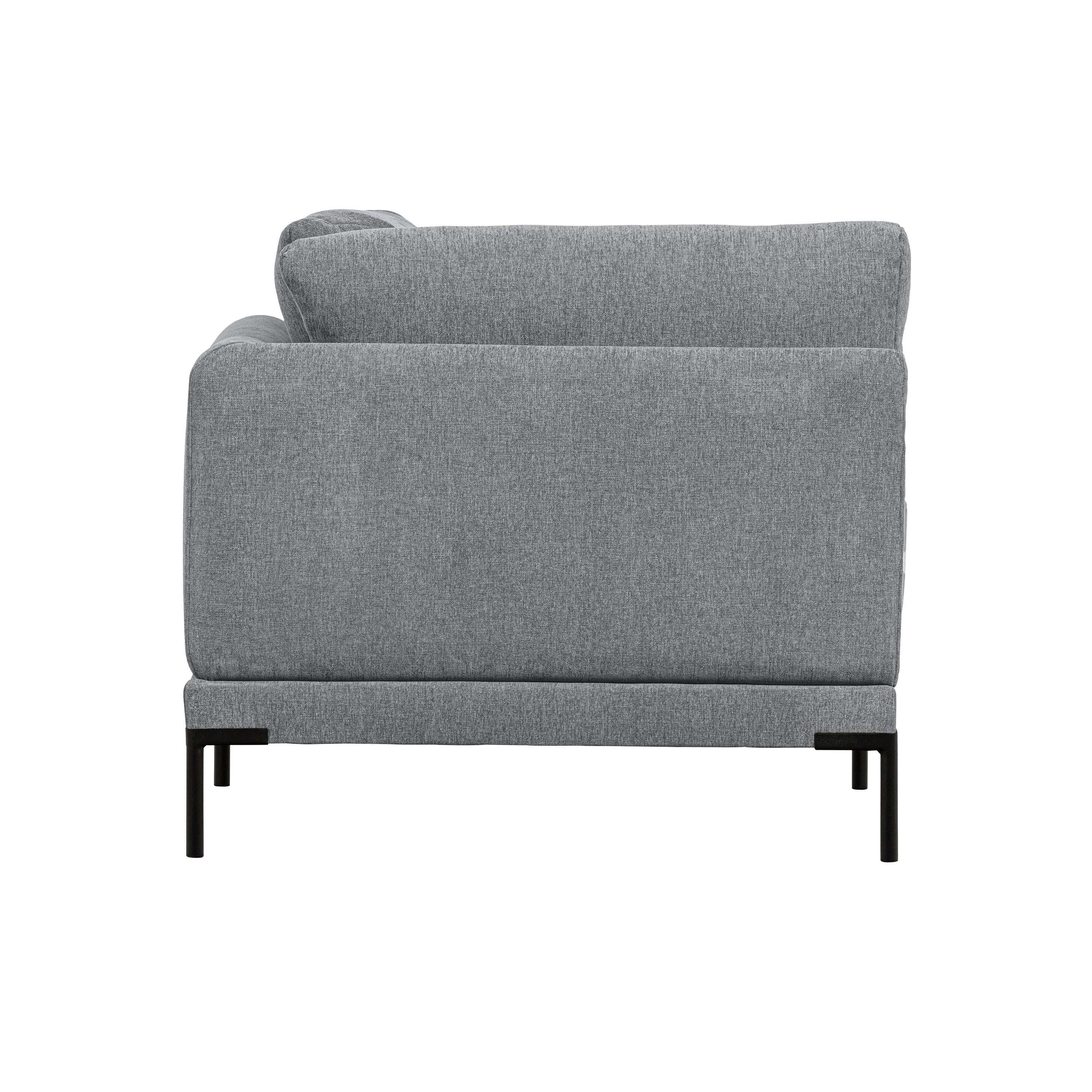 vtwonen Couple Bank Hoekelement - Polyester - Denim Melange
