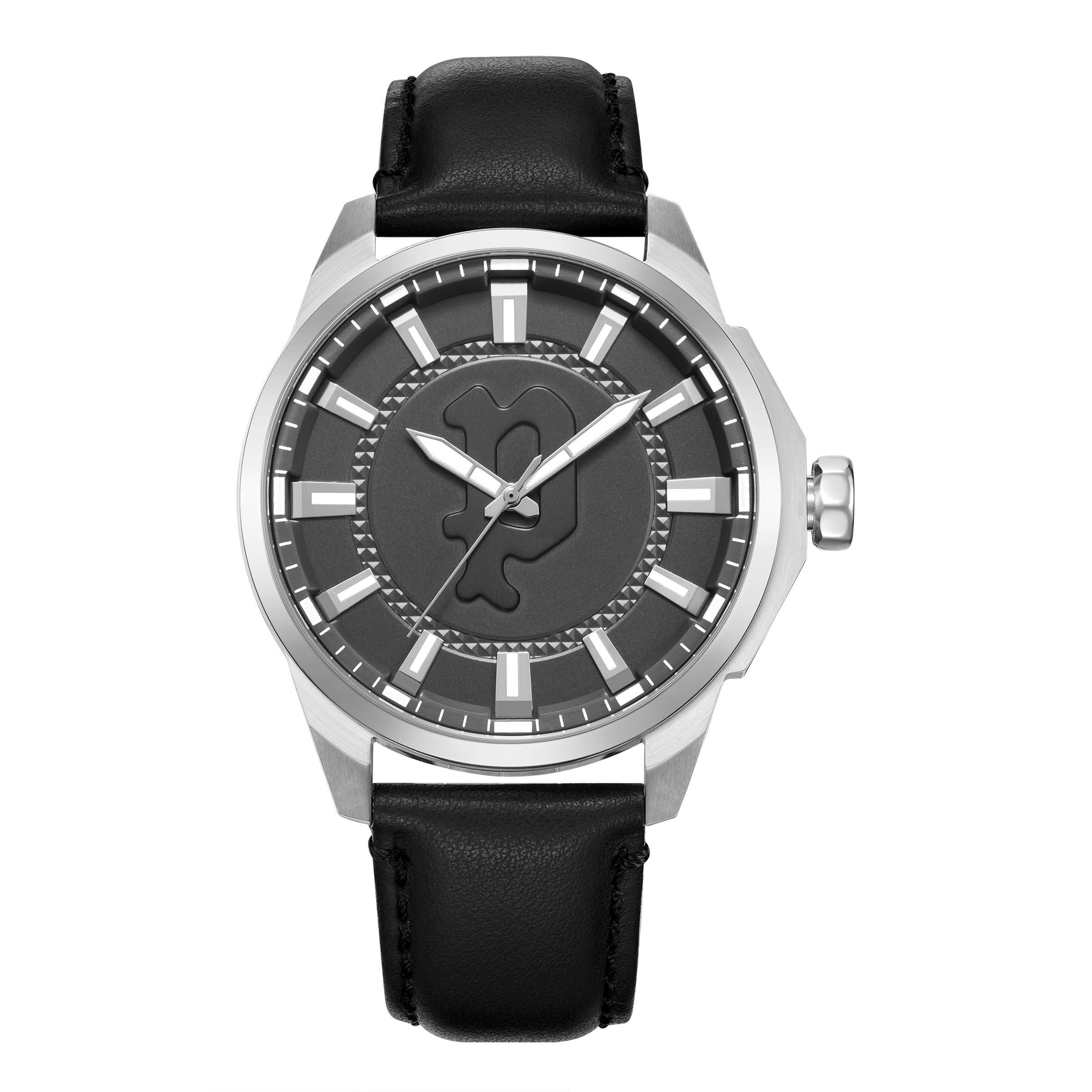 Police Leather Strap Analogue Watch