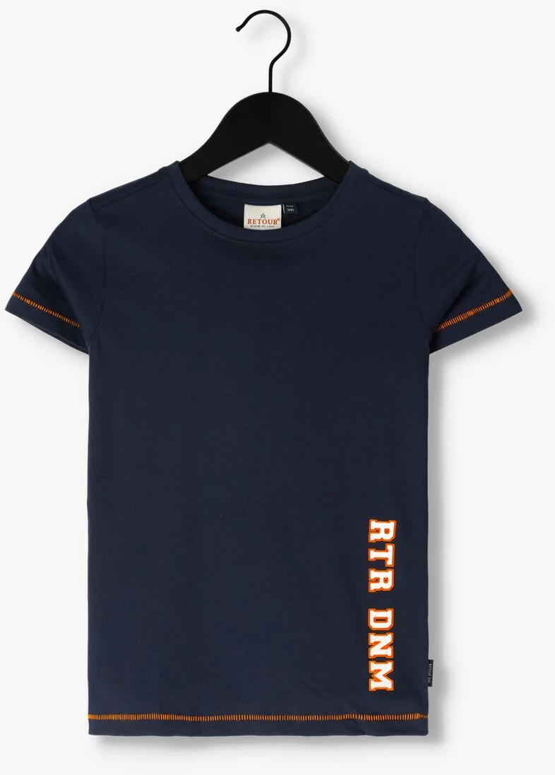 RETOUR donkerblauwe retour t-shirt italo