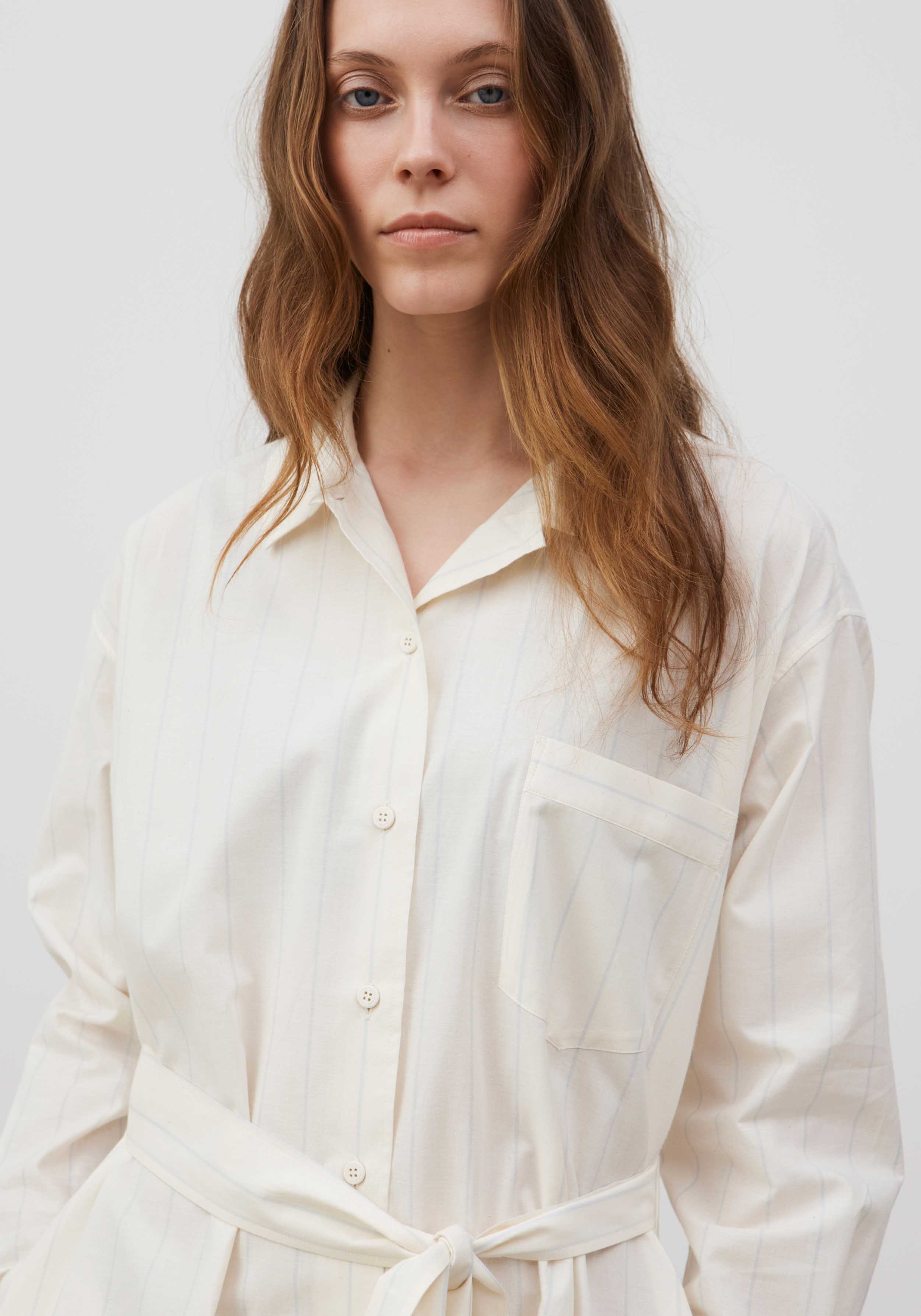 Lavie Hemdkleid Ono Striped Undyed/Sky