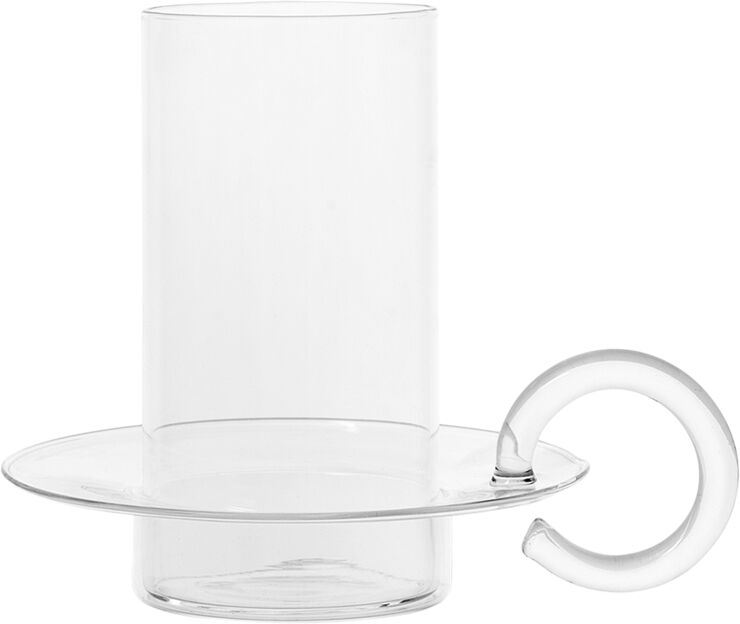 ferm LIVING Luce Candle Holder - Clear Transparent