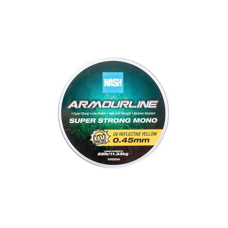 Nylon Nash Baseline Mono Uv Yellow - 1000M