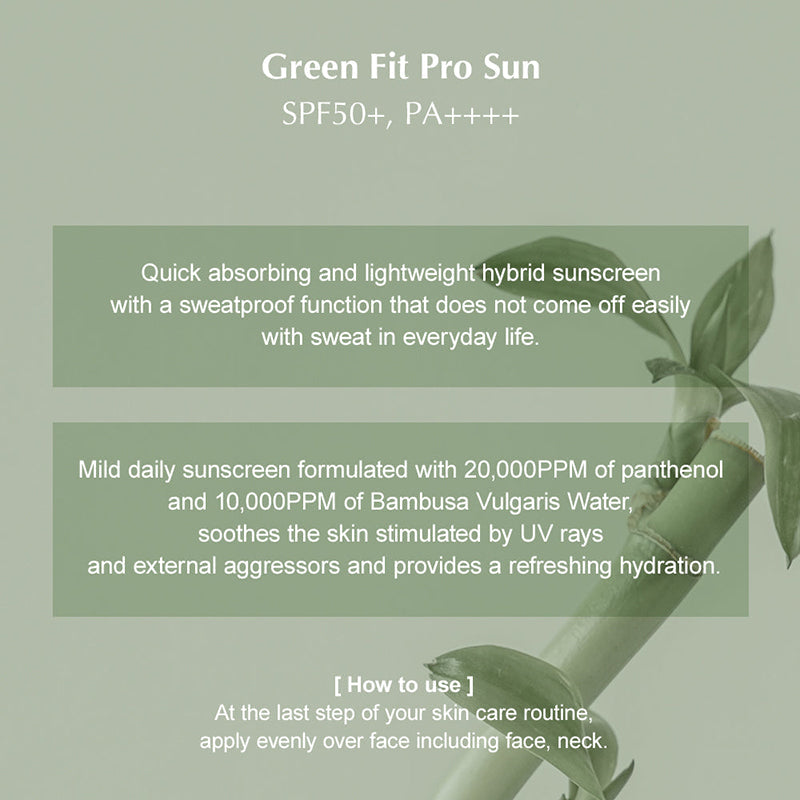 Green Fit Pro Sun (Expiring 6/6/2026)