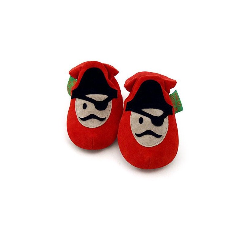 Funky Feet Funky Feet Pirate rouge