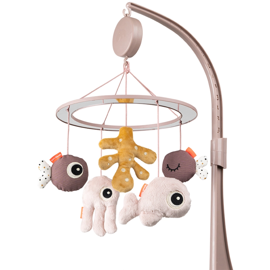 Done by Deer™ Musik-Mobile Sea Friends mit Spiegel, Rosa
