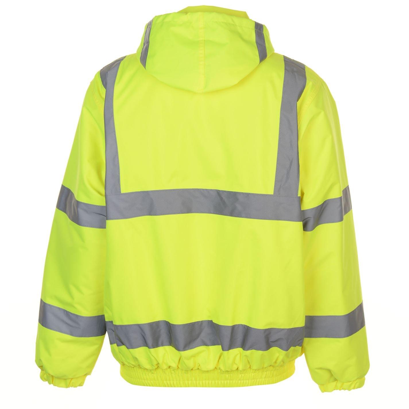 Dunlop Hi Vis Bomber Jacket Mens