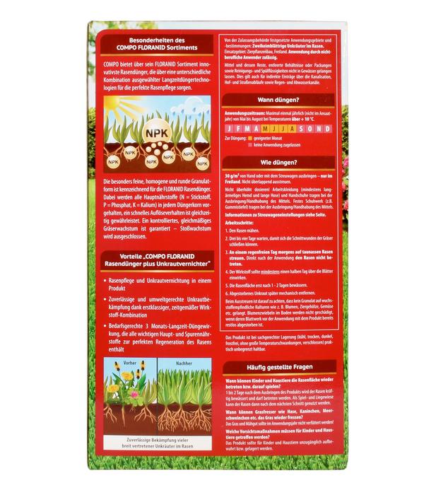 COMPO Rasendünger plus Unkrautvernichter