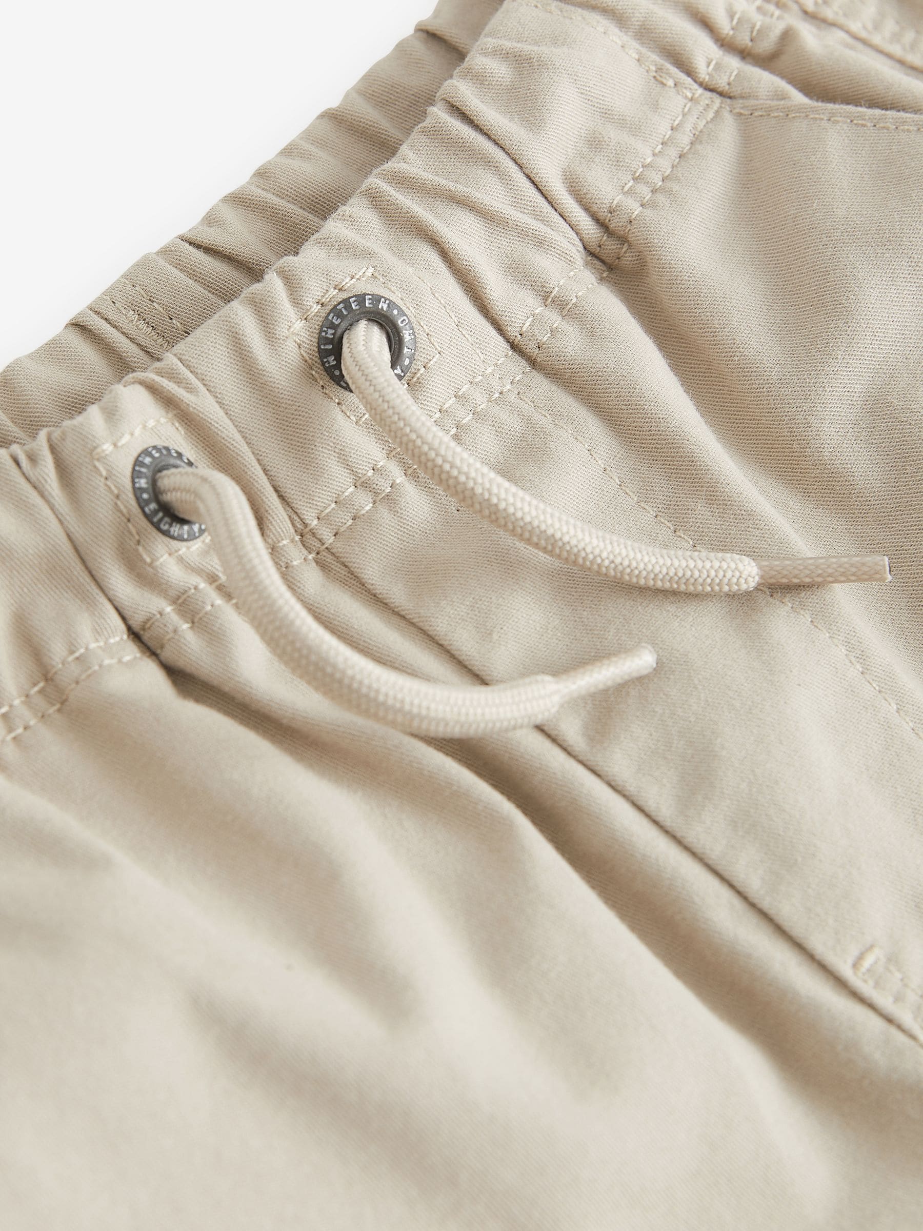Kiezelkleurig crème - Shorts met trekkoord (3mnd-7jr)