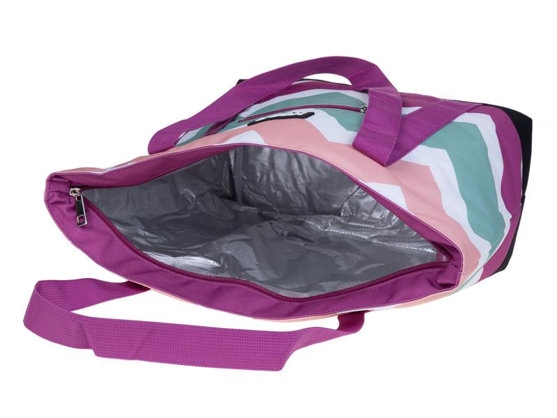 KOOR Kühltasche Shopper Monte Kühltasche mit Kühlelement in trendigen Farben