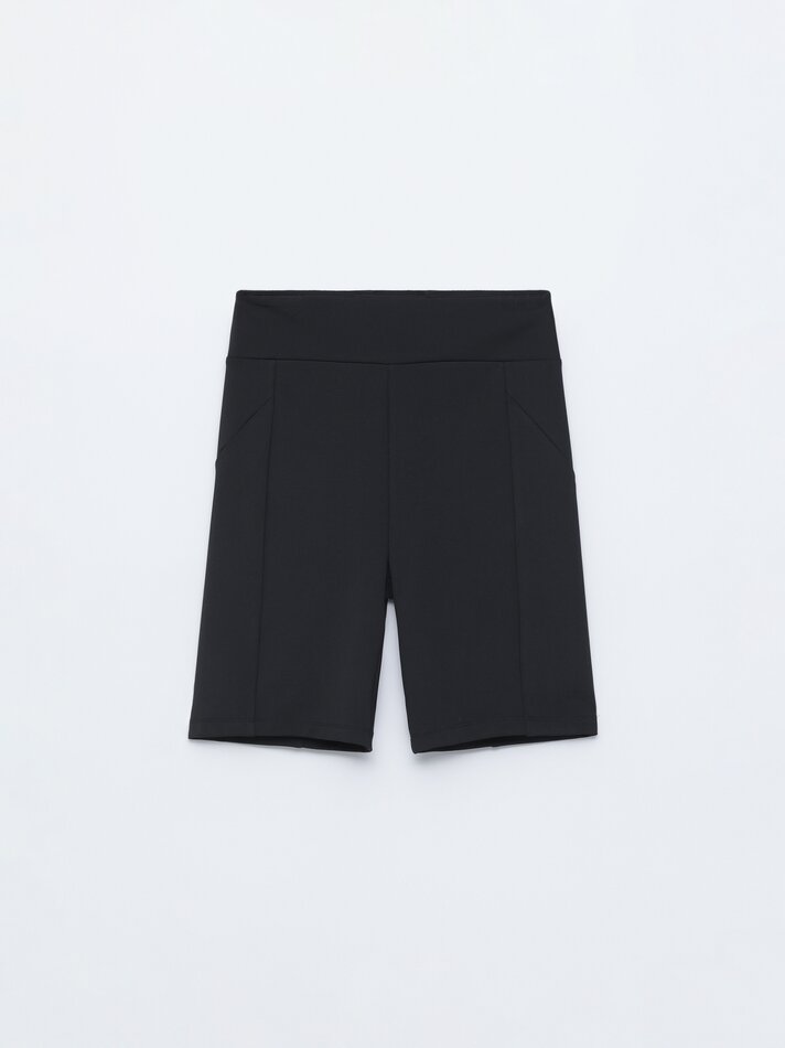 Calça legging esportiva para ciclismo - Preta