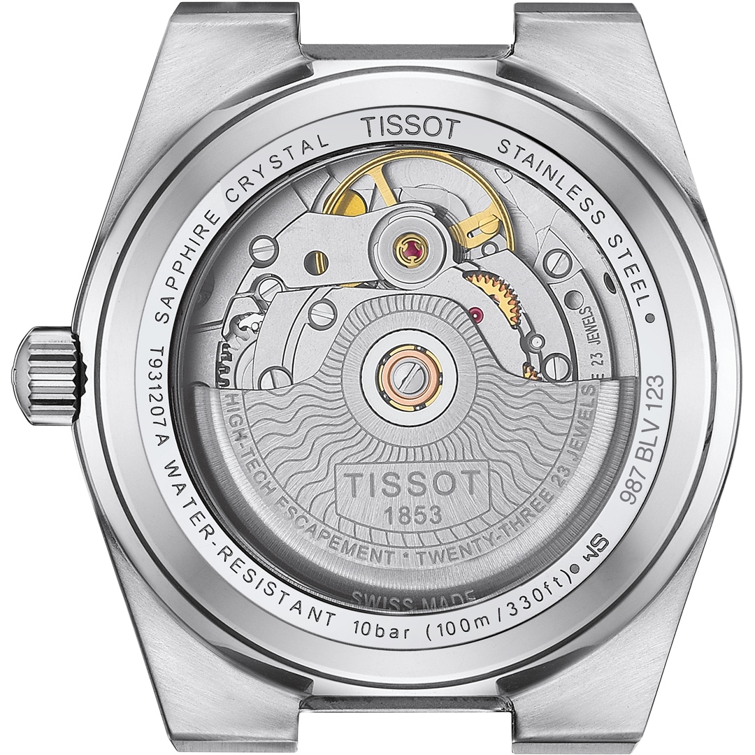 Tissot PRX 35 Powermatic 80 Silbrig / 18 Karat Roségold
