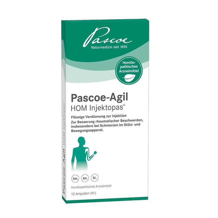 Pascoe-Agil Hom Injektopas Ampullen, 100X2 ml