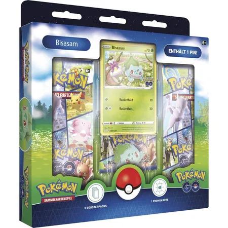 Pokemon GO Pin Box, 1 Stück, 3-fach sortiert