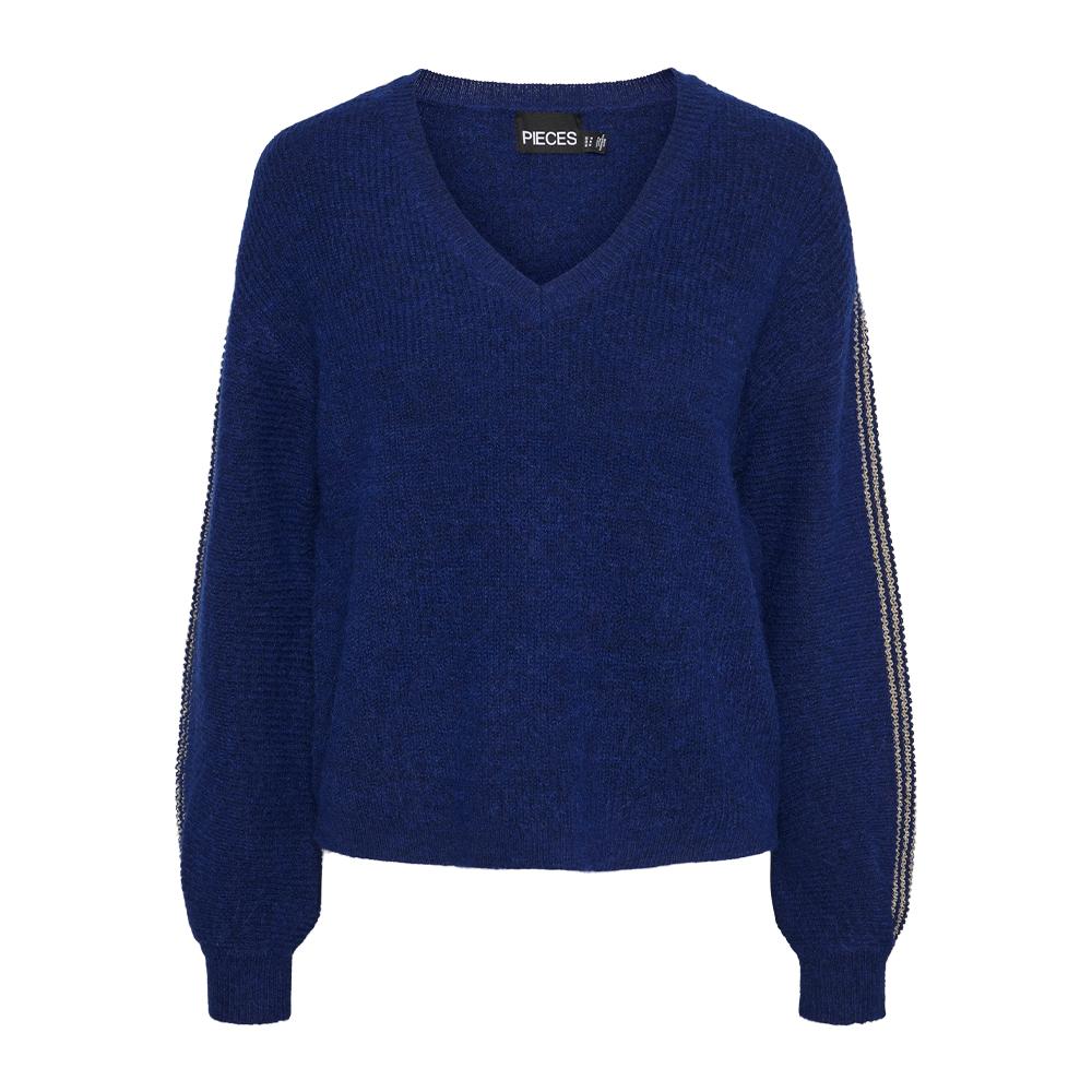 Pieces Pull Bleu Femme Pieces Nibe