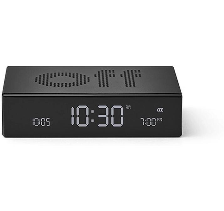 Digitalwecker Flip Premium SchwarzLCD-Wecker