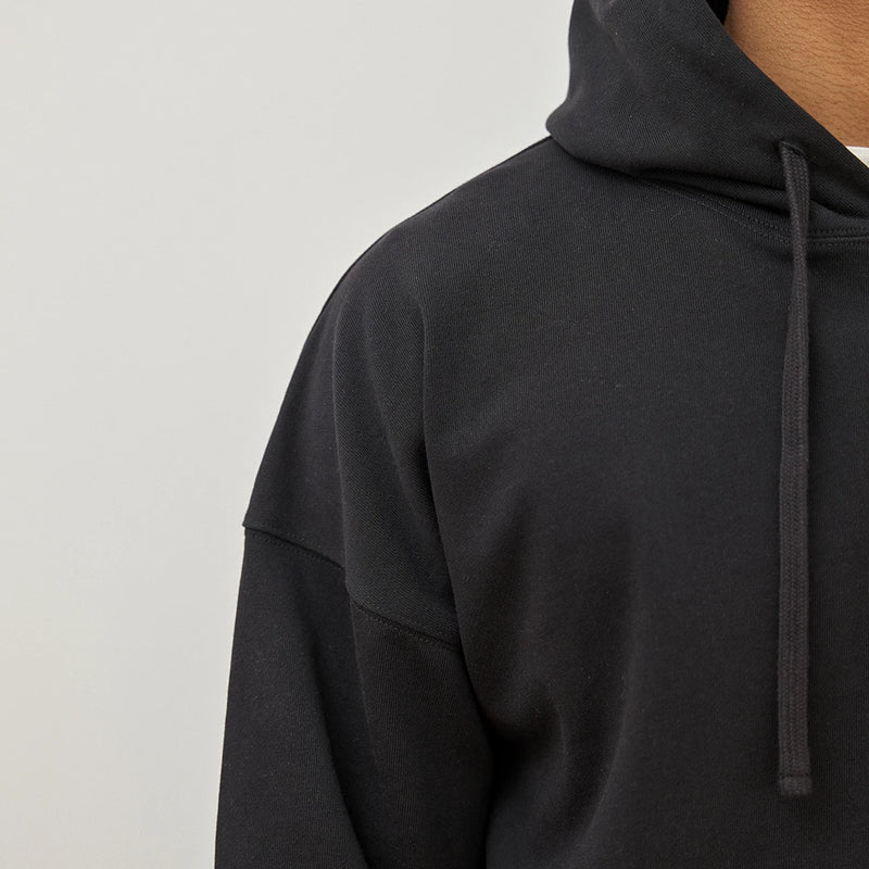 Hoodie Herren aus Bio-Baumwolle Schwarz
