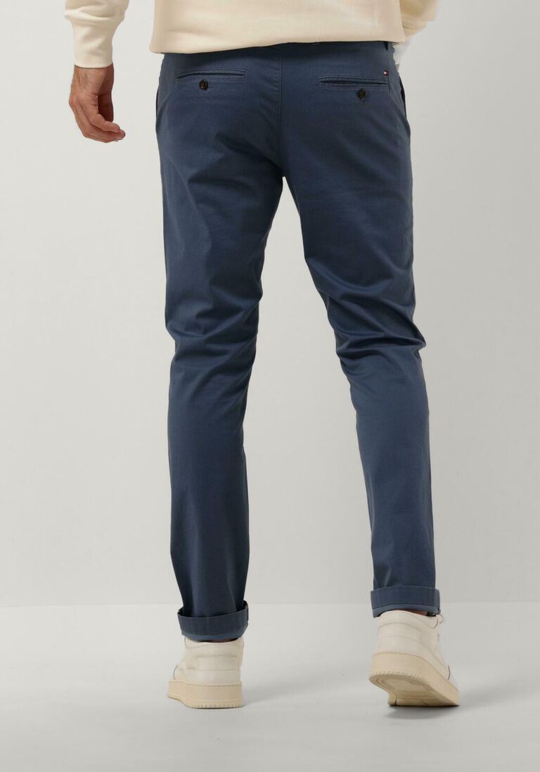TOMMY HILFIGER blauwe tommy hilfiger chino chino bleecker printed structure