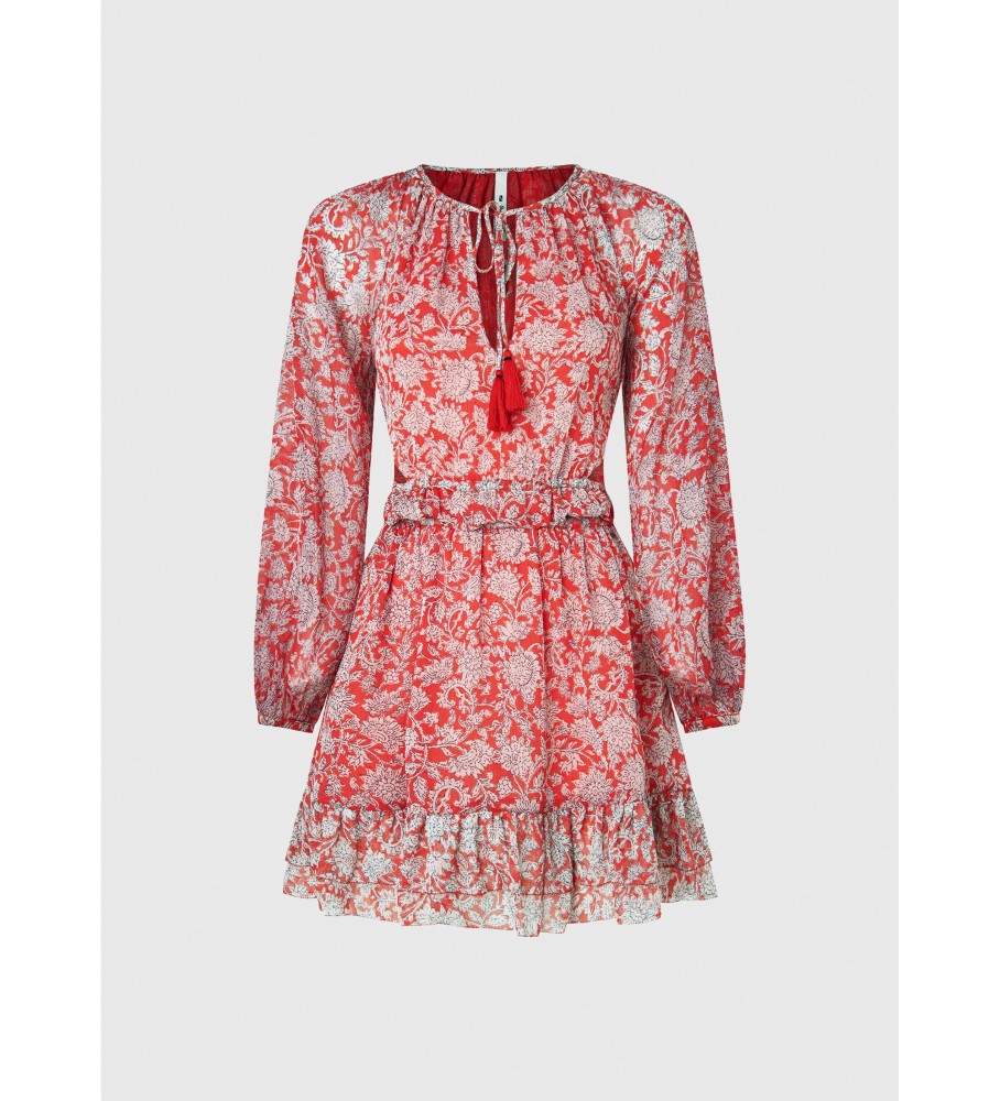 Vestido vermelho Pepe Jeans Batilde