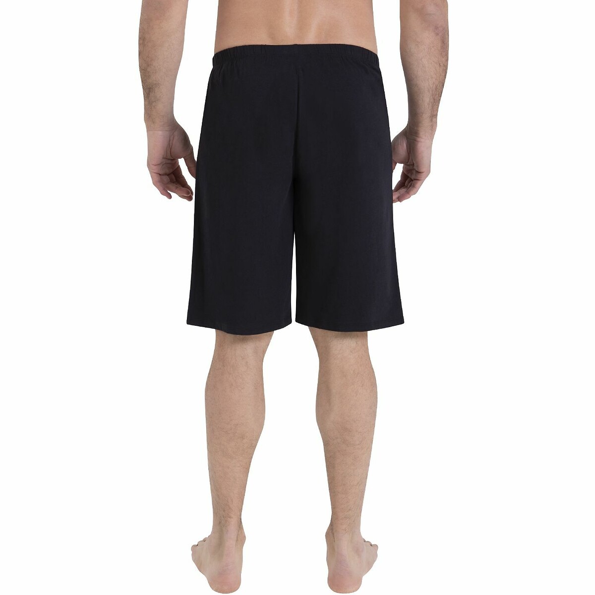 ATHENA<br>Shorts de pijama com blusa listrada e calça lisa