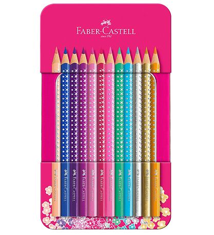 Faber-Castell Buntstifte - Grip - 12 st. - Sparkle